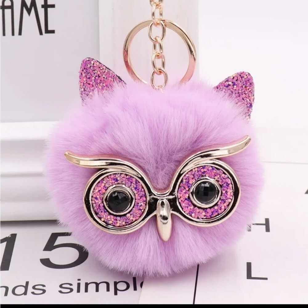 Chic Owl Keychain - Assorted Colors To Choose From